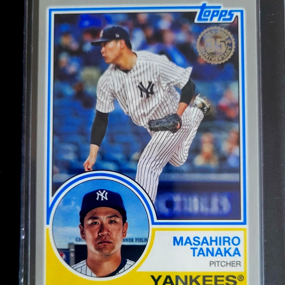 2018 Masahiro Tanaka 1/1  1983 card #83-78